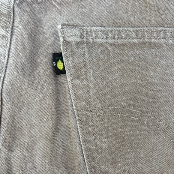 Levi’s Fresh Premium 501 Jeans 32x32 (30x27”) Brown Distressed Workwear Lemon - Picture 5 of 16